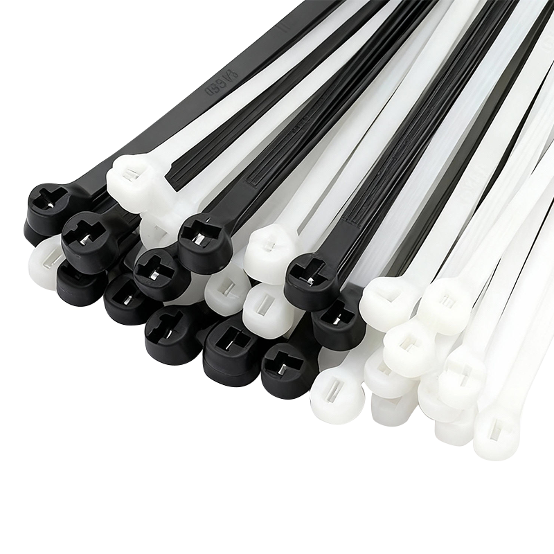 Aplicaciones eléctricas Bridas para cables con incrustaciones metálicas autoblocantes Accesorios de cableado