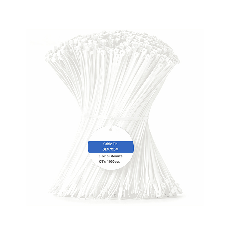 Bridas de cables de nailon autoblocantes con sujeción resistente al frío UV respetuosa con el medio ambiente Accesorios de cableado