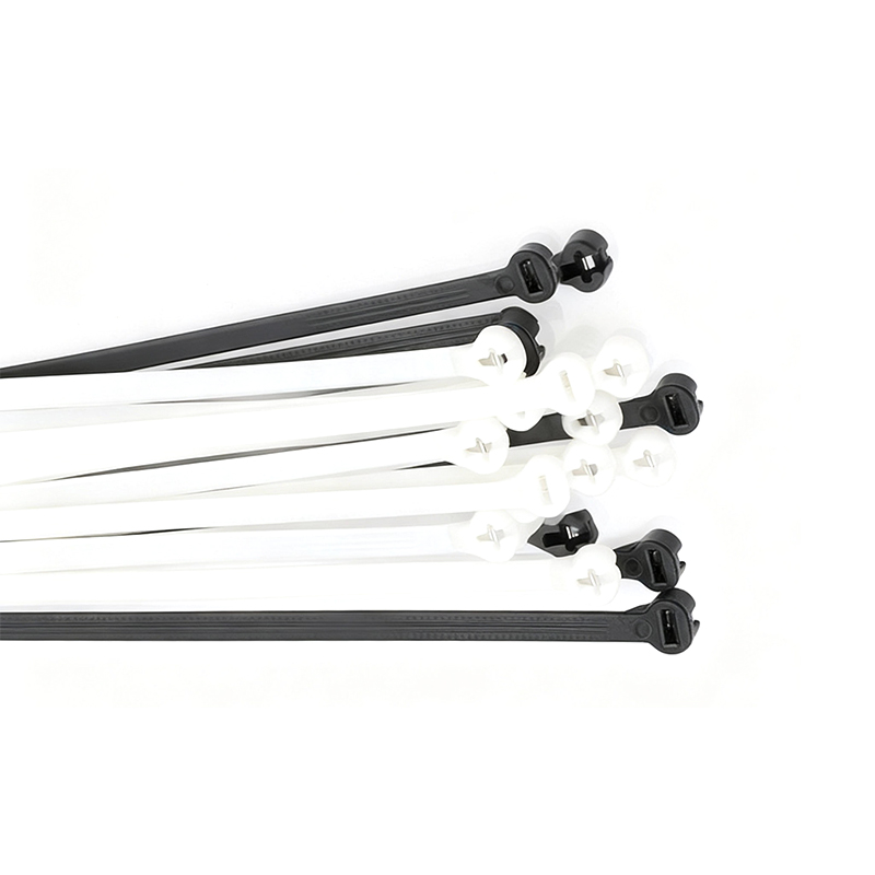 Bridas para cables con incrustaciones metálicas con mecanismo de bloqueo de bolas Accesorios de cableado