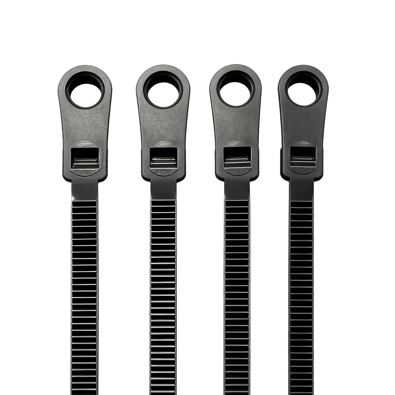 Bridas para cables del motor con sujeción de cabeza con orificio de montaje Accesorios de cableado