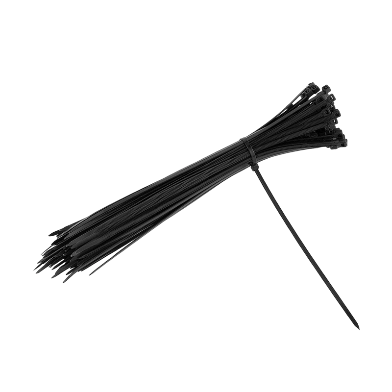 Bridas para cables blancas y negras de nailon autoblocantes de 3 * 350 mm Accesorios de cableado