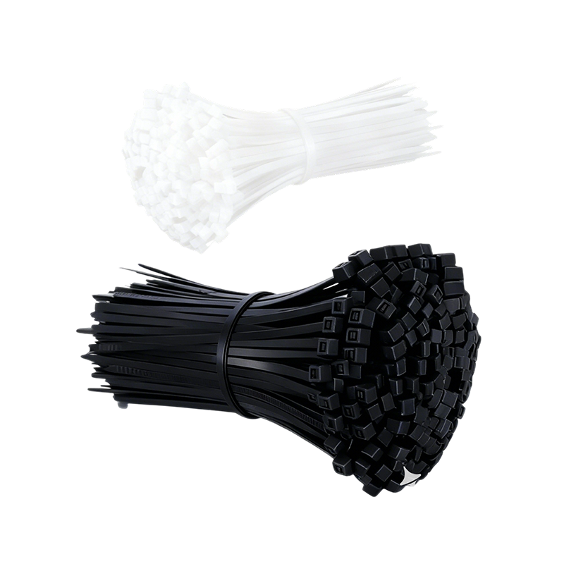 Bridas para cables eléctricas ecológicas en blanco y negro Accesorios de cableado